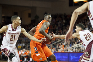 After a slow start, Jerami Grant lifted the No. 2 Orange in the second half of its 69-59 win over Boston College on Monday. 