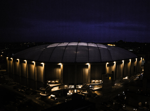 <strong>The Carrier Dome,</strong> which opened in 1980, is one of the last stadiums with an air supported roof. Syracuse Mayor Stephanie Miner recently formed a task force to look into the possible effects that building a new downtown stadium would have on the city. 