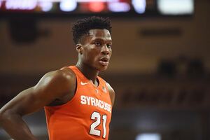 Tyler Roberson went scoreless in Syracuse's loss to Pittsburgh on Saturday and Jim Boeheim was highly critical of the junior forward after the game. 