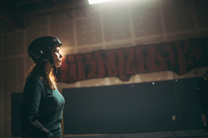 Assault City Roller Derby's motto is, “Strong, proud, focused.” Every skater wears multiple pieces of protective gear, including helmets, knee pads and elbow pads.