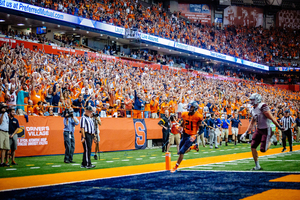 Oustide of Moe Neal's 49-yard touchdown, the Orange's running game averaged just 2.0 yards per carry.