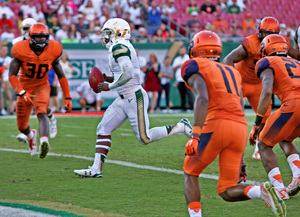 Syracuse struggled to stop South Florida last season and our beat writers predict the Orange will have trouble stopping the Bulls again. 