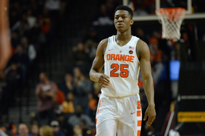 Tyus Battle is still learning the guard position, per head coach Jim Boeheim. Boeheim said Battle sometimes looks lost.