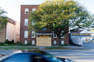 The 477 James St. apartment complex was closed by city officials earlier this month in anticipation of winter weather. 