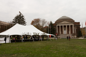 The bump the mumps event attracted many students on the quad increasing campus awareness about health. 