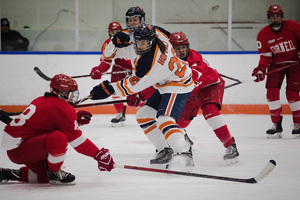 Clarkson's two first period goals proved too much for the Orange to overcome on Saturday. 