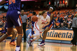 Emily Engstler scored only four points, but added five rebounds and three assists Thursday.