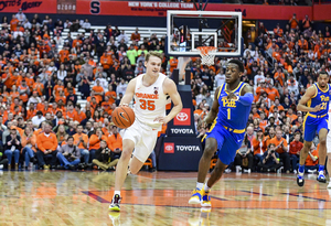 Buddy Boeheim and the Orange lost both games against Pitt last season. 