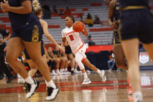 Dyaisha Fair went 6-for-16 from the field as The Fighting Irish pulled away in the fourth quarter, with SU making just five shots in the final frame.