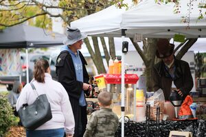 Decked out in Halloween gear, visitors to the Halloween Bazaar this weekend expressed their creativity. Vendors sold spooky-themed products ranging from paintings to pillows.
