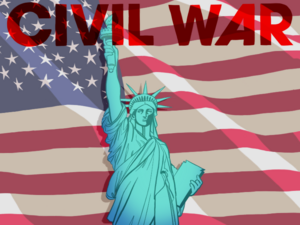 “Civil War” directed by Alex Garland follows a group of journalists amid a civil war in the United States. The film's final scene depicts an immense amount of violence and glorifies it. 