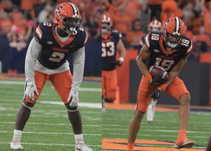 Syracuse linebacker Marlowe Wax and Oronde Gadsden II were both named to the preseason All-ACC team Thursday.