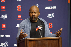 In Fran Brown's weekly press conference, he previewed SU’s matchup with No. 8 Miami Saturday and pitched why students should come back to campus early for the game.