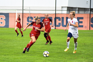 Because of Fairfield’s scheme, SU played between their midfield and back lines for a large portion of the game.