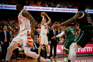 Boeheim drilled four 3s on Saturday against Pittsburgh, giving him seven made 3-pointers in his past two games off the bench.