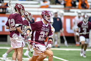 Colgate registered five more shots than the Orange on Friday.