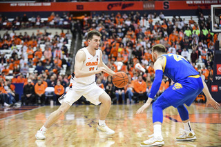 Girard's four defensive rebounds tied for the second-most on Syracuse.